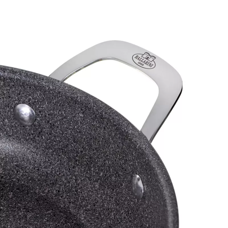 Induktsiooniga fritüürpann 2 käepidemega BALLARINI Salina Granitium 24 cm 75002-811-0