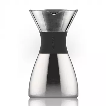 Asobu PourOver külmpruulimise kohvimasin Must, Hõbedane