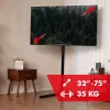 TV põrandaalus MACLEAN MC-494 32-tollistele kuni 70-tollistele teleritele, VESA kuni 400×400 mm, maksimaalne koormus 40 kg, kallutus 70°