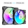 Gamemax | Korpusventilaator | FN14A-S5 | Must