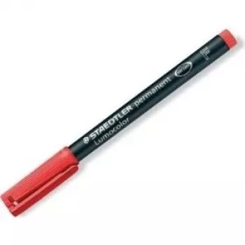 Permanent Marker Staedtler Lumocolor 318-2 Red Bullet Tip 10 pcs