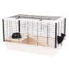 Näriliste puur INTER ZOO Bunny 80 De Luxe — plastist, 78×48×50 cm, kauss kaasas