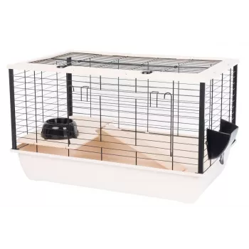 Näriliste puur INTER ZOO Bunny 80 De Luxe — plastist, 78×48×50 cm, kauss kaasas