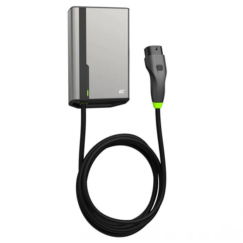 Wallbox roheline Cell GC EVGC021B2250 3,6-22 KW 5m NFC hall alumiinium