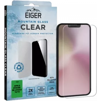 Karastatud klaasist ekraanikaitse Eiger Mountain Glass Clear iPhone SE 2025 / iPhone 14 / iPhone 13 EGSP01024