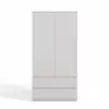 Garderoob Top E Shop SZAFA MALWA B 5 riiulit 2 hingedega ust Valge 900×500×1800 mm