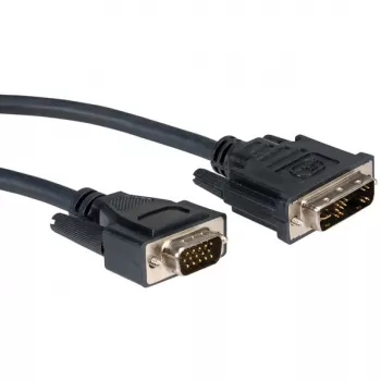 ROLINE DVI-VGA-kaabel, DVI (12+5) ST - HD15 ST 5,0m (11.04.5450)