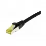Patchkaabel RJ45, CAT6A 500 MHz, 0,5 m, must, S-STP(S/FTP), TPE/LSZH(Ultraflex), AWG26, Cat.7 toorkabliga, Synergy 21 (S217616)