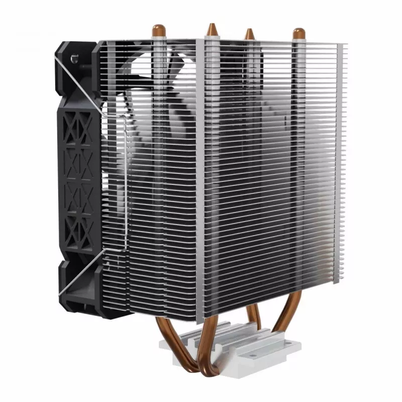 Jahutusradiaator SAVIO SAVGCOFROSTX2 120 mm must, 2 soojustoru, 800–1800 p/min, 4‑kontaktiline