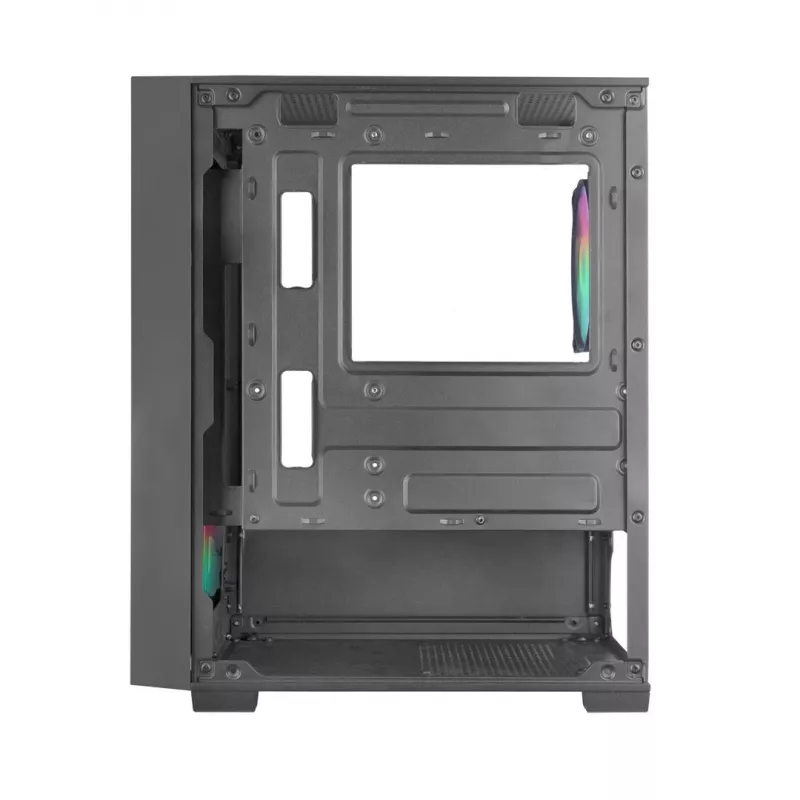 Arvutikorpus TACENS Mars Gaming MC-VORTEX Mini Tower Mini-ITX/Micro-ATX karastatud klaas must, 3x120mm, 27,3 cm GPU, 162 mm protsessori jahuti