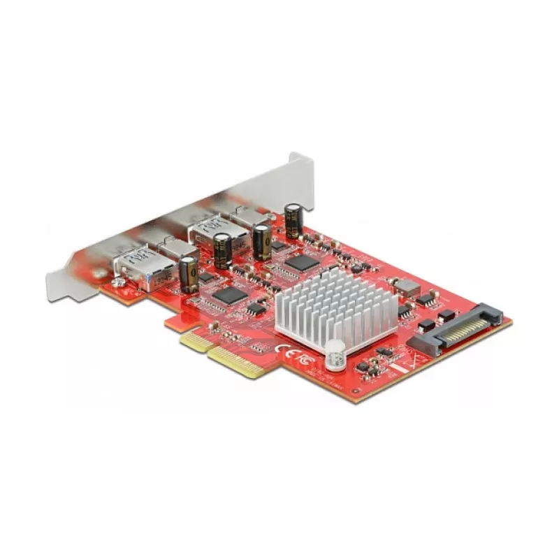 Laienduskaart DeLOCK PCI Express x4 USB-le 10 Gbps 2x Type-A 2x USB-C