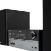 Kodune audiorikrosüsteem Aiwa MSBTU-700DAB — 25 W RMS, DAB+/FM, Bluetooth 10 m, plaadisahtliga CD, LED-ekraan, must/arktiline sinine