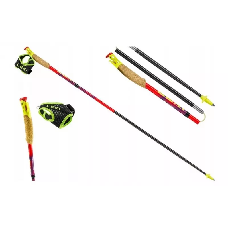 Matkakepid Leki TRL Ultratrail FX One 120 cm, punane