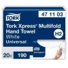 Voldikuga paberkäterätikud Tork Xpress Multifold Universal H2 2 kihti, 23,4 x 21,3 cm (20 tk)
