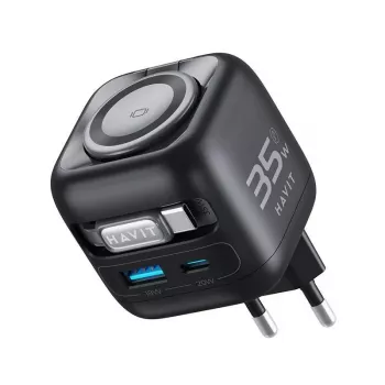 GaN reisilaadija Havit UC250 A-EU 20V 1xUSB-C 0,7 m must