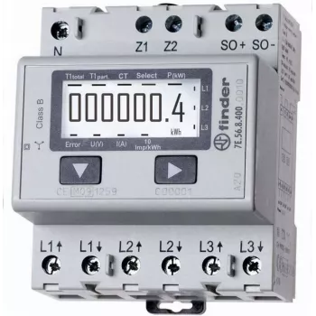 Energiamõõtur Finder 7E.56.8.400.0010 kolmefaasiline 3Ph 230V 50Hz