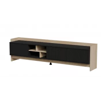 Cama RTV PORTO 3D Kapp 190x38x50 tamm/must
