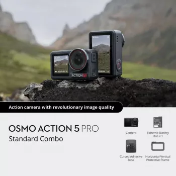 DJI Osmo Action 5 Pro actionkaamera 40 MP 4K Ultra HD CMOS 25.4 / 1.3 mm (1 / 1.3) Wi-Fi 146 g