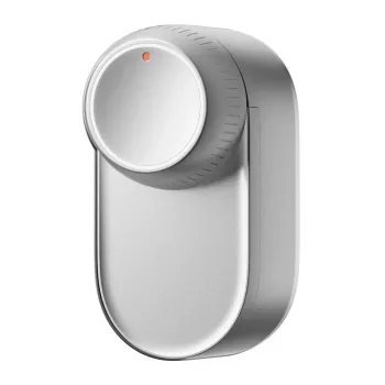 Nutikas ukse lukk SwitchBot W5600000S Hõbedane — Bluetooth-ühenduvus, ühildub tavaliste sangpulkadega