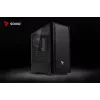 Arvuti korpus SAVIO Noctis Flow — kuubikujuline, Mini‑ITX/Micro‑ATX/ATX, 3x120 mm ees, 1x120 mm taga, 2x3,5 tolli + 3x2,5 tolli pesad, karastatud klaas