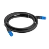 Võrgukaabel LANBERG PCF6A-10CC-0100-BK — Cat6a S/FTP, 1 m, RJ-45, must