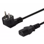 Toitekaabel SAVIO CL-146 — 3 m, IEC C13 IEC tüüp E, must