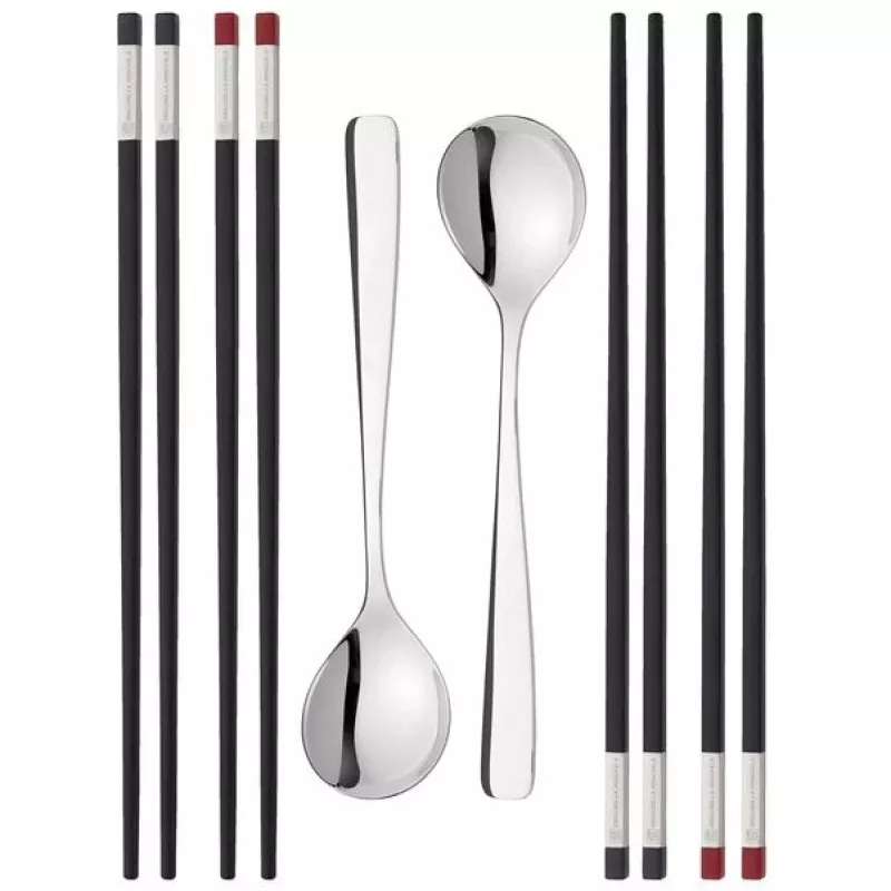 Söögipulkade komplekt ZWILLING 39180-001-0 Must Roostevaba teras