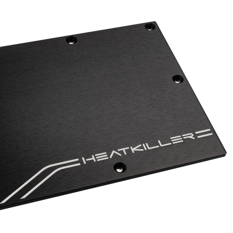 Backplate Watercool 16070 — alumiiniumist arvutijahutussüsteemi osa, must, 1 tk