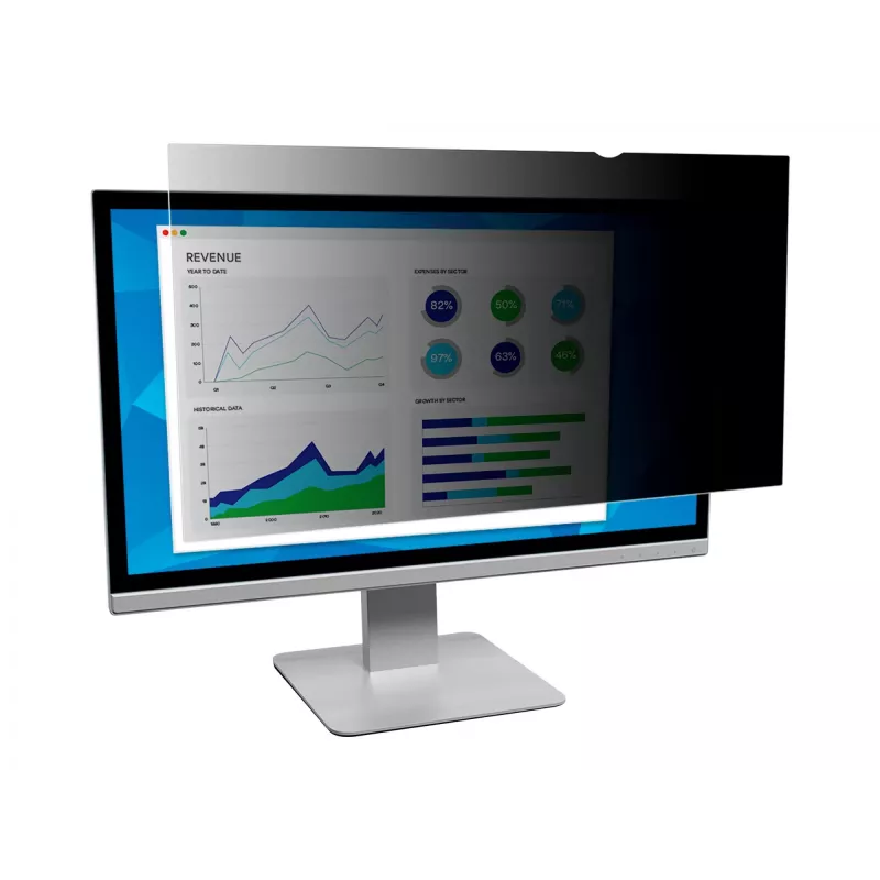 3M PF195W9B ekraani privaatsusfilter 49,5 cm (19,5 tolli) monitorile Raamita ekraani privaatsusfilter
