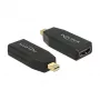 Kaabli üleminekupistik DeLOCK 65583 mini DisplayPort 1.2 HDMI Must