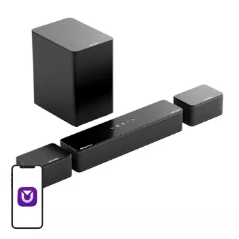 Heliriba Ultimea U2520 5.1 kanalit koos juhtmevaba bassikõlari, Dolby Atmos, rakenduse juhtimisega, must