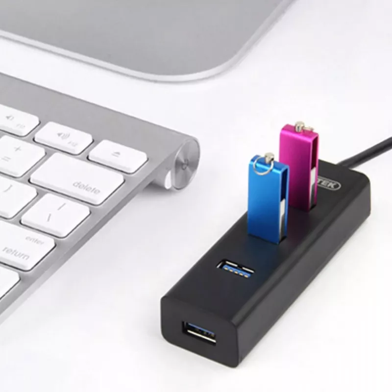 UNITEK Y-3089 liidesejaotur USB 3.2 Gen 1 (3.1 Gen 1) Type-A 5000 Mbit/s must