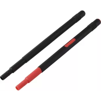 VOLTCRAFT MSL-510 test probe extension 200 mm Plug 4 mm Socket 4 mm Red, Must 1 Pair (VC-17312665)