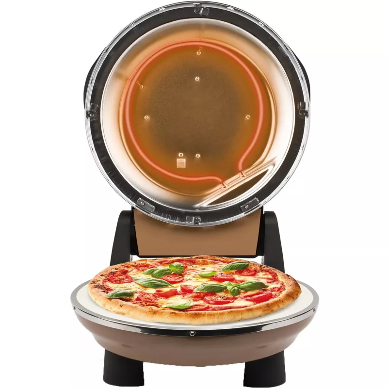 Pizza Oven Napoletana (Copper, 1.200 Watt, for Pizza Ø 31cm, 2 stones)