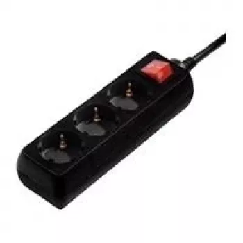 Hama 00108835 liigpingekaitse Must 3 vahelduvvoolupesa 230 V 5 m