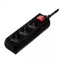 Hama 00108835 liigpingekaitse Must 3 vahelduvvoolupesa 230 V 5 m