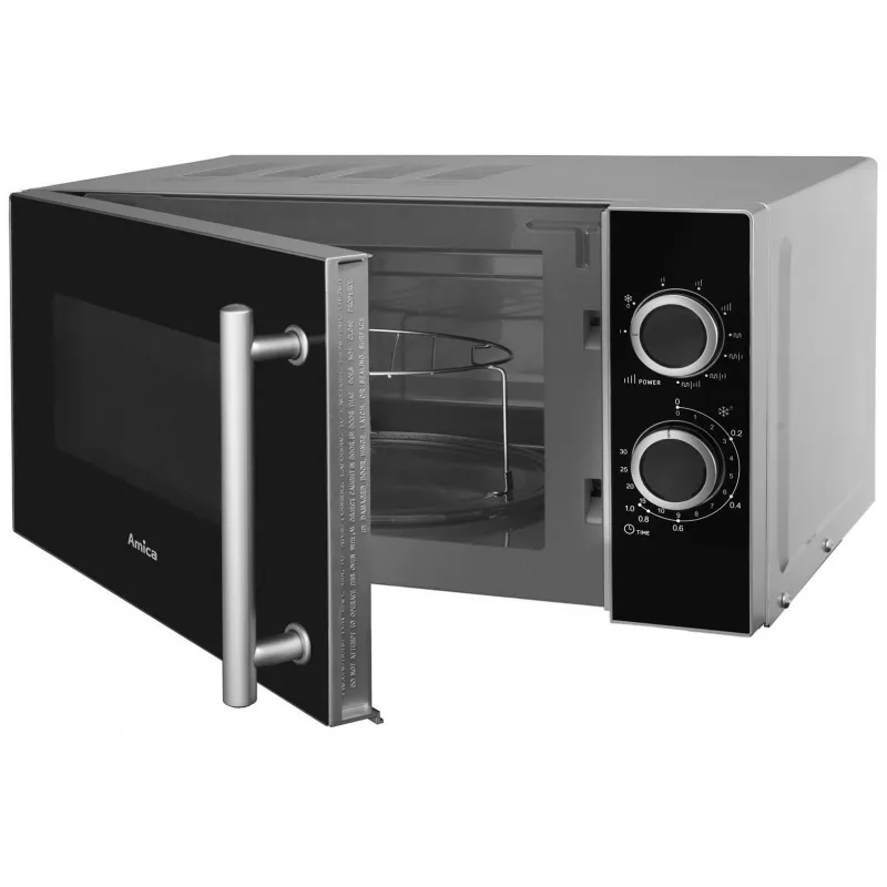 Amica AMGF20M1GS mikrolaineahi Tööpinnal grillmikrolaineahi 20 L 700 W Must, Hõbedane