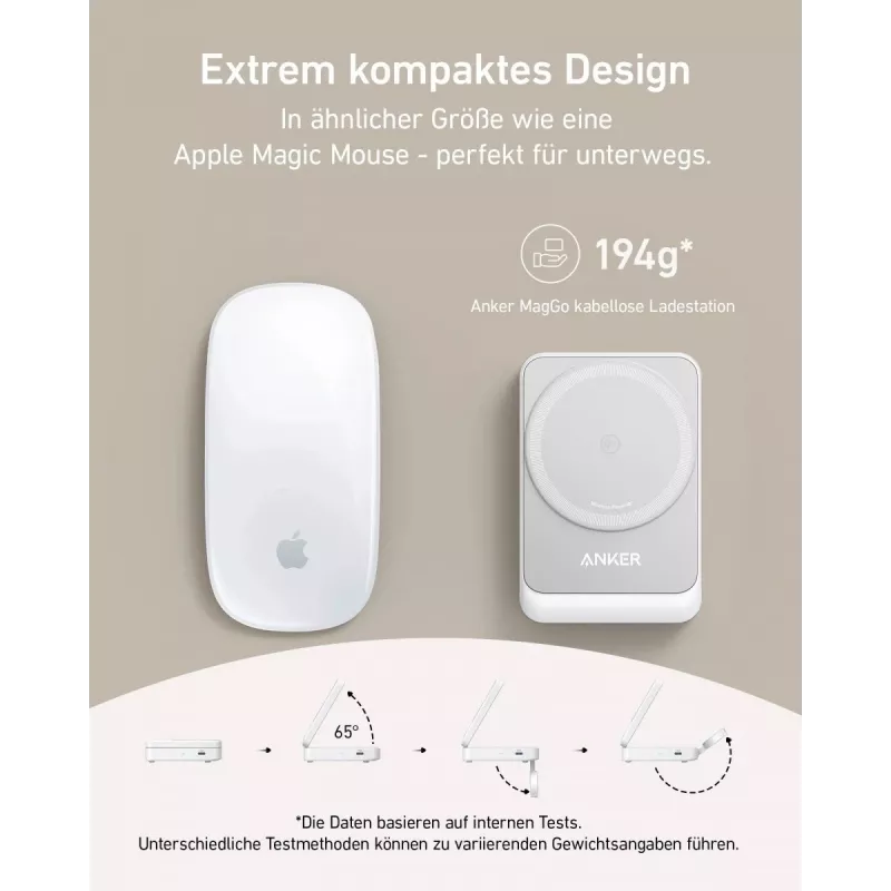 MagGo 3-in-1 15W kokkupandav valge EU