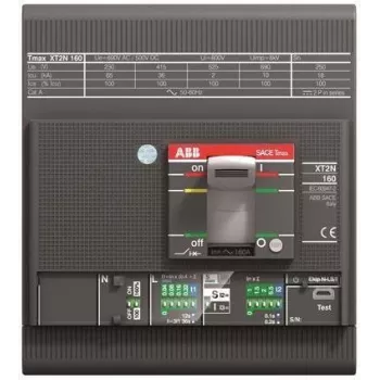 ABB Tmax XT2S 160 Ekip LS/I In=160A 4p F F Circuit Breaker (1SDA067838R1)