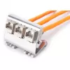Adapter Digitus AN-25183 3x Keystone moodulile Roostevaba teras