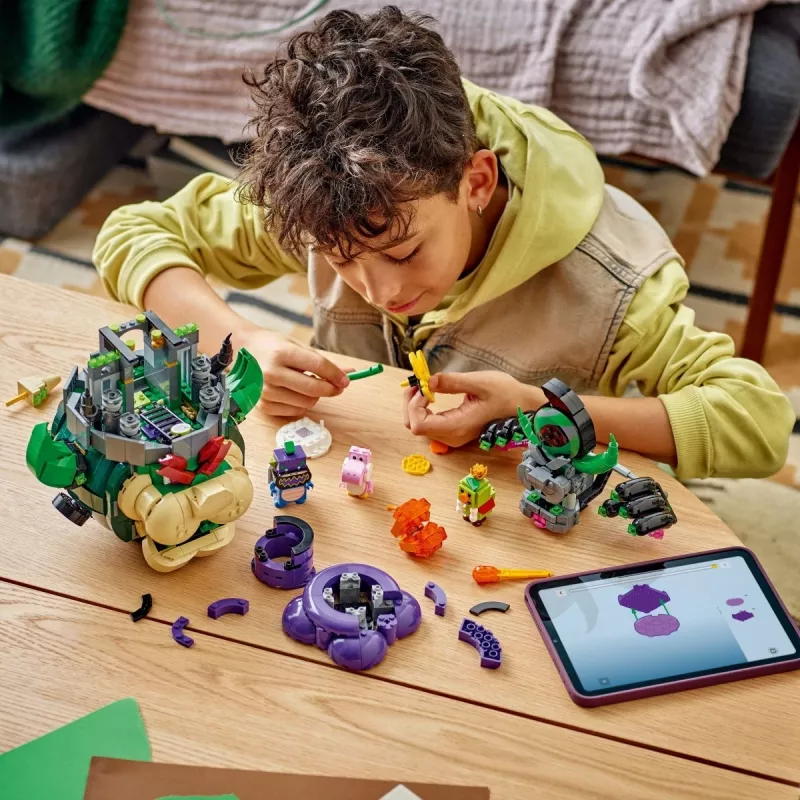 Ehitusmänguasi LEGO Super Mario Prints Florian ja Bowseri loss komplekt 72042