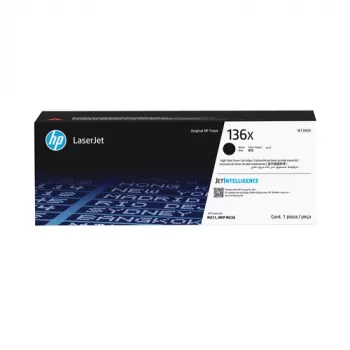 Tonerikassett HP 136X (W1360X) – suure mahutavusega must originaal LaserJet printeritele