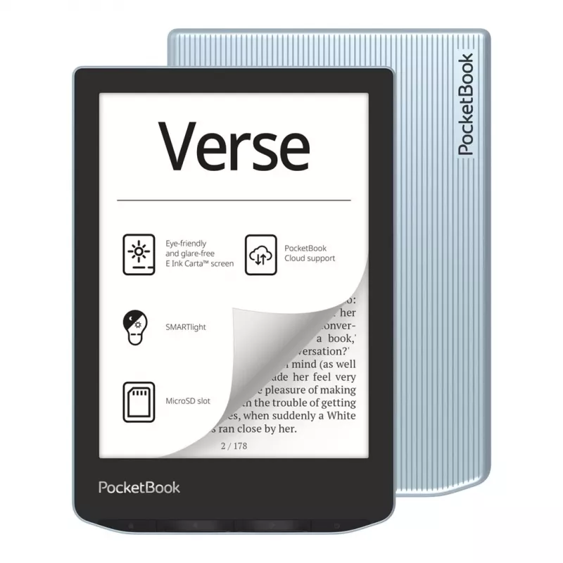 PocketBook Verse lugeja (629) helesinine