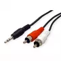 3,5 mm / 2x RCA (M) kaabel ROLINE 11.09.4349 10 m