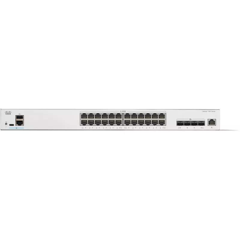 CISCO Catalyst 1300 24-porti lüliti 20 x 10GE RJ45 4 x 10G SFP+ ühendusteed