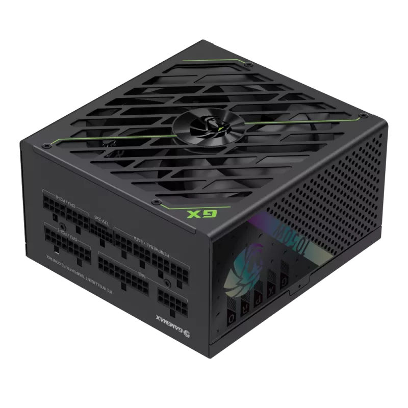 Gamemax toiteplokk, 80 PLUS, Gold | GX PRO 1050G | 1050 W | Täielikult modulaarne