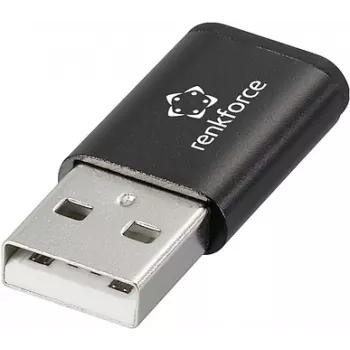 Renkforce USB 2.0 Adapter[1x 1.1 Plug A - 1x USB-C Socket] RF-6615904 (RF-6615904)