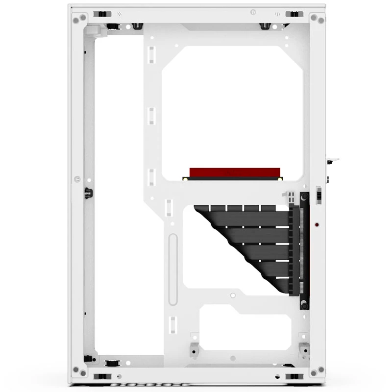 Arvutikorpus SSUPD Meshlicious Full Mesh PCIE 4.0 Edition Mini-ITX korpus - valge