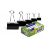 Forpus klambrid, 32 mm, must 12 tk