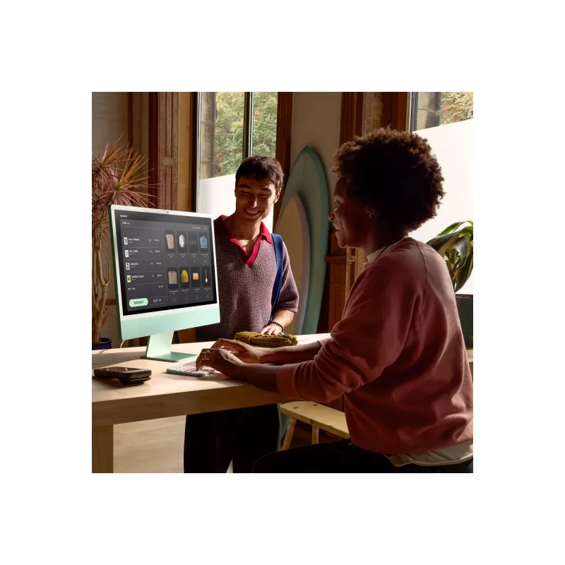 iMac 24 tolli: M4 10/10, 16 GB, 512 GB SSD - Roheline